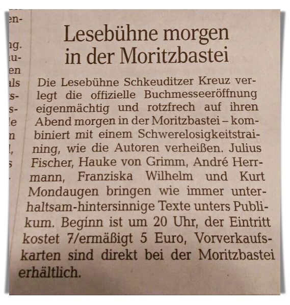 Leipziger Volkszeitung vom 20. März 2017