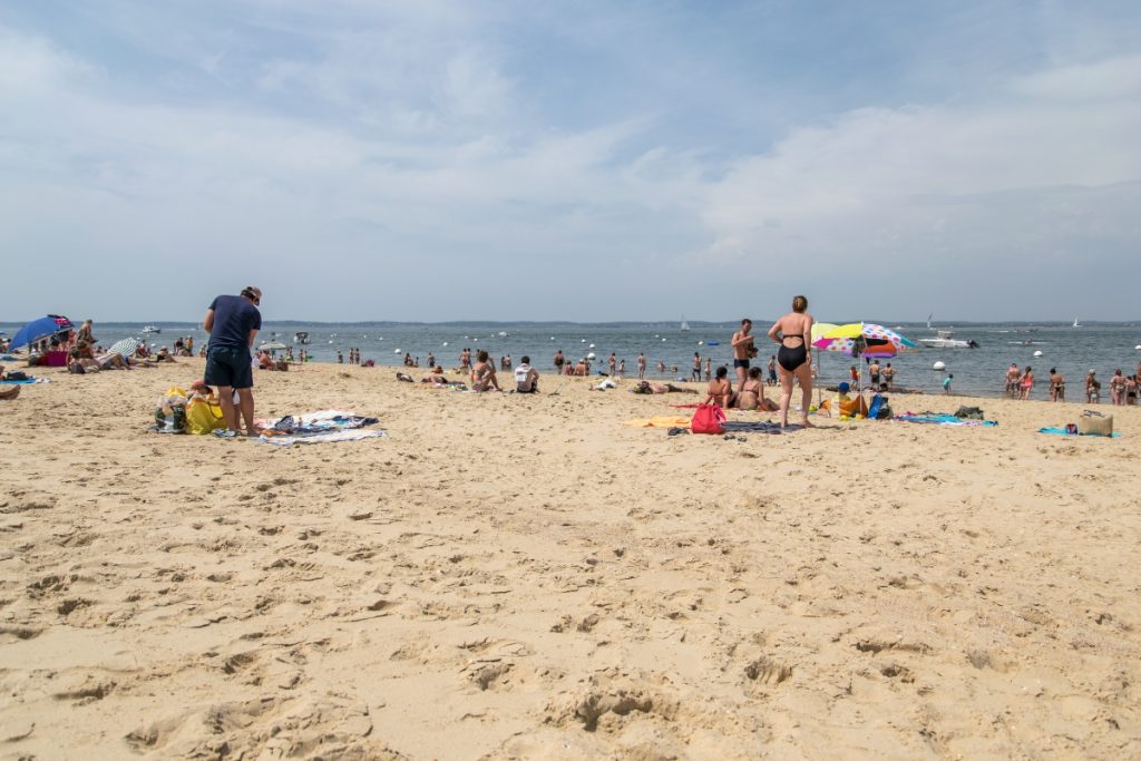 Sandstrand satt in Arcachon.